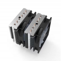 天极风G6 双塔六热管风冷散热器台式机电脑CPU双风扇温控超频AM5