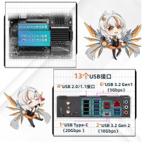 技嘉（GIGABYTE）小雕WIFI X670 AORUS ELITE AX WIFI6主板DDR5 支持AMD CPU AM5