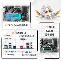 技嘉（GIGABYTE）B650M K超耐久主板DDR5支持AMD CPU AM5 7950X3D/7800X3D