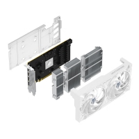 瀚铠（VASTARMOR）AMD Radeon RX 7650 GRE 白色合金 双风扇 8GB 电竞游戏台式机显卡