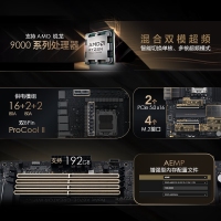 华硕（ASUS）PROART X870E-CREATOR WIFI创艺国度主板 支持 CPU 9900X/9950X/9800X