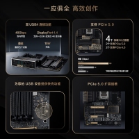 华硕（ASUS）PROART X870E-CREATOR WIFI创艺国度主板 支持 CPU 9900X/9950X/9800X