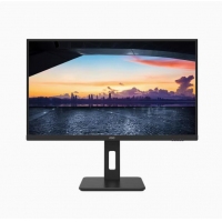 AOC 27寸 U27P10 4K高清 IPS广视角 低蓝光不闪屏 家用办公设计 升降旋转 电脑显示器