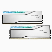 芝奇（G.SKILL）皇家戟 32GB(16Gx2)套装 DDR5 6000频率 EXPO版RGB灯条-银色/C28