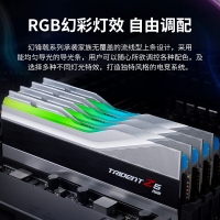 芝奇（G.SKILL）幻锋戟XMP 32GB(16Gx2) DDR5 6800 A-Die/C34 银色 台式机RGB内存灯条