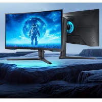 三星 27寸 曲面 S27BG650EC 2K高清240Hz 1000R量子点 内置音箱 电竞游戏办公 显示器