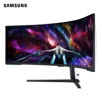 三星 57英寸 S57CG952NC MiniLED 双4K曲面带鱼屏 240Hz 游戏电竞显示器